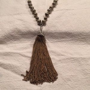 Stella & Dot Milana Tassel Necklace.